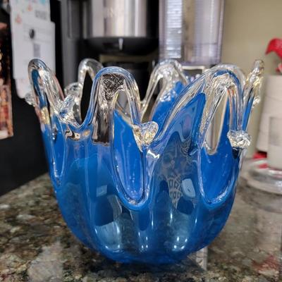Huge Murano Art Glass bowl