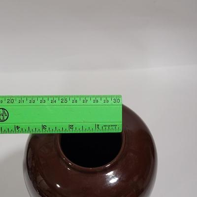 1998 Tiffany & CO Chocolate Brown vase
