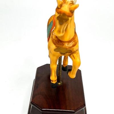Vintage Carousel Horse Music Box - Made in Taiwan