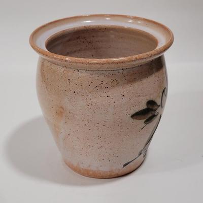 French Handpainted Olive Pot Noyaux