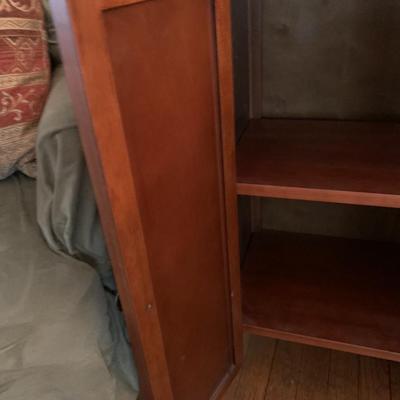 Small wood cabinet (one of two)