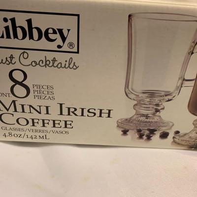 3 Libbey mini Irish coffee sets (24 glasses) NIB