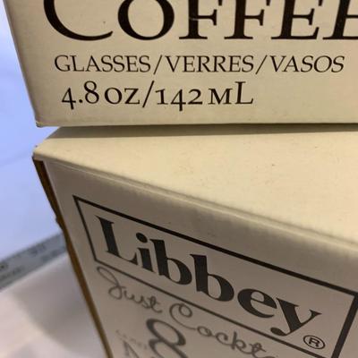 3 Libbey mini Irish coffee sets (24 glasses) NIB