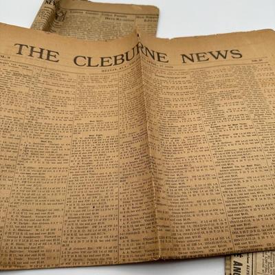 1918-1919 Newspapers