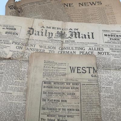 1918-1919 Newspapers