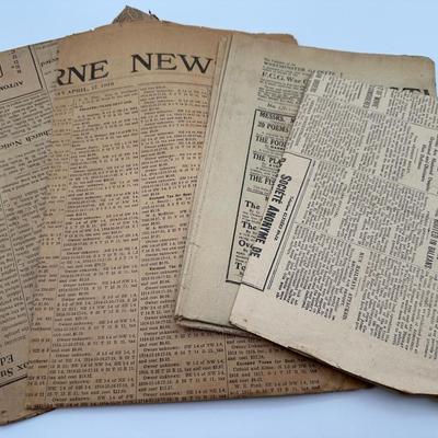 1918-1919 Newspapers