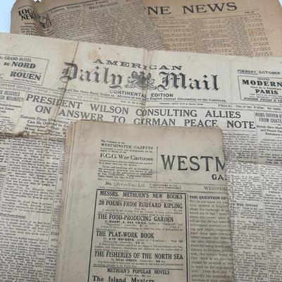 1918-1919 Newspapers