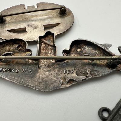 Various Sterling Military Medals
