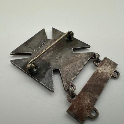 Various Sterling Military Medals