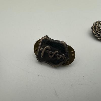 Various Sterling Military Medals