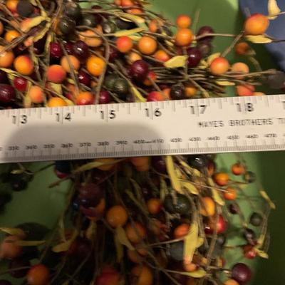 3 Fall wreaths with hard storage case