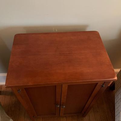 Small wood cabinet (two of two)