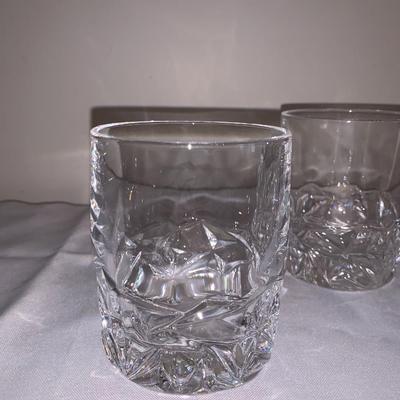 Rare Tiffany Crystal Old Fashioned Whiskey Cocktail Glasses