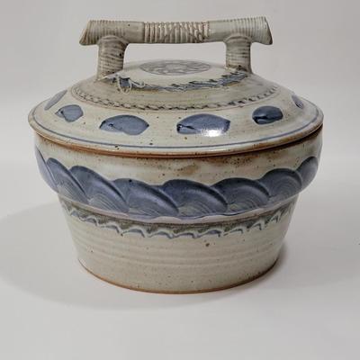 David Norton Hand Thrown Yunnan Steamer Pot Stoneware Pottery