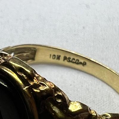 10K Gold Signet Ring, Necklace & Bracelet (HC2-RG)