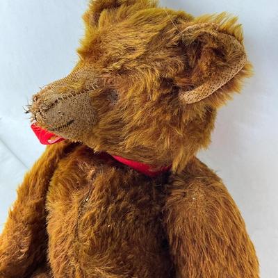 948 Antique 19" Jointed Mohair Teddy Bear