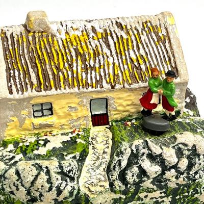 Irish Galway Bay Thatched Cottage Music Box by Musical Souvenirs