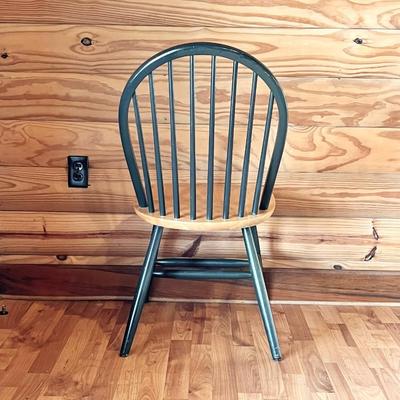 Vtg. Farmhouse Green Dinning Chair ~ Set Of Four (4)