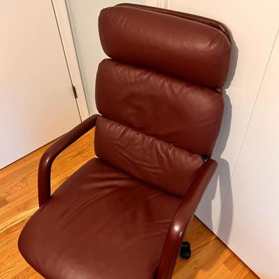 High Back Tilter Leather Office Computer Chair