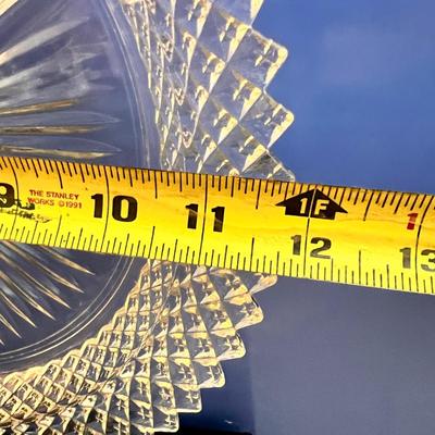 Mixed Cut Glass Crystal Serving Lot