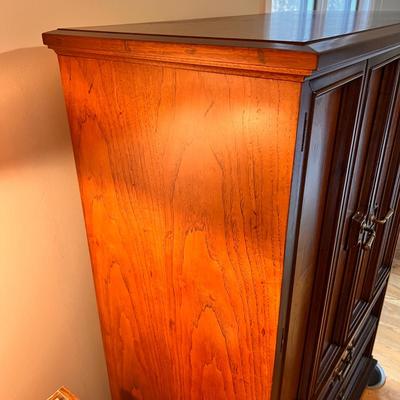 Vintage Armoire Gentleman's Dresser