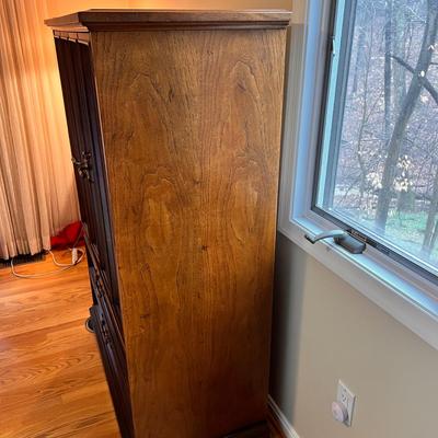 Vintage Armoire Gentleman's Dresser
