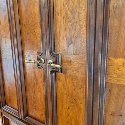 Vintage Armoire Gentleman's Dresser