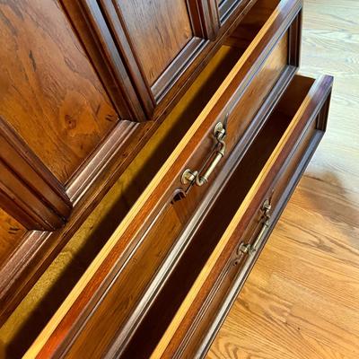 Vintage Armoire Gentleman's Dresser