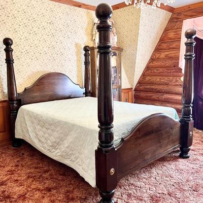 Paul Bunyan Solid Wood Queen Size Bed