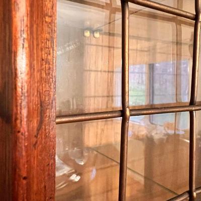 Vintage Drexel Lighted Hutch