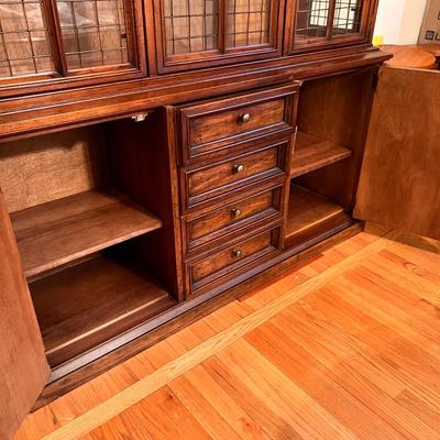 Vintage Drexel Lighted Hutch
