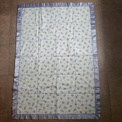 Vintage Mouse & Clock Baby Blanket