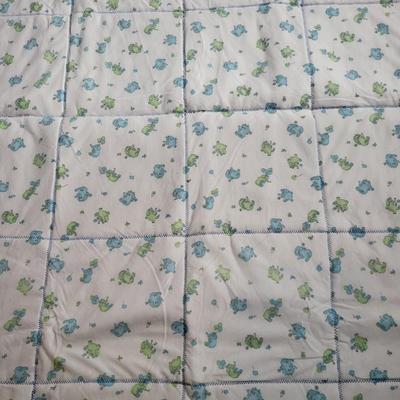Vintage Mouse & Clock Baby Blanket