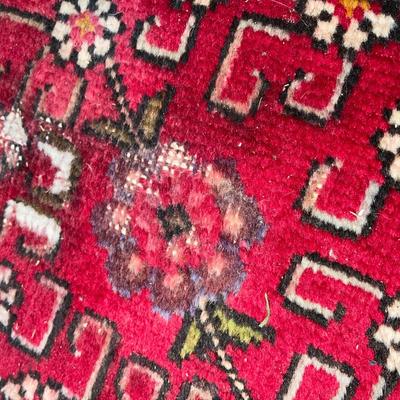 U1498 Large Red Wool Oriental Rugs 13' x 9'10"