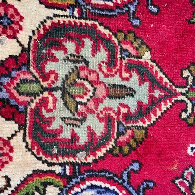 U1498 Large Red Wool Oriental Rugs 13' x 9'10"