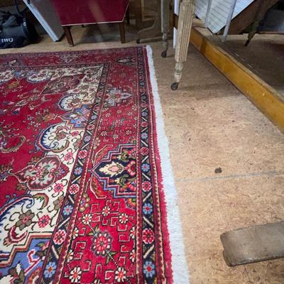 U1498 Large Red Wool Oriental Rugs 13' x 9'10"