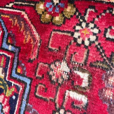 U1498 Large Red Wool Oriental Rugs 13' x 9'10"