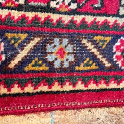 U1498 Large Red Wool Oriental Rugs 13' x 9'10"