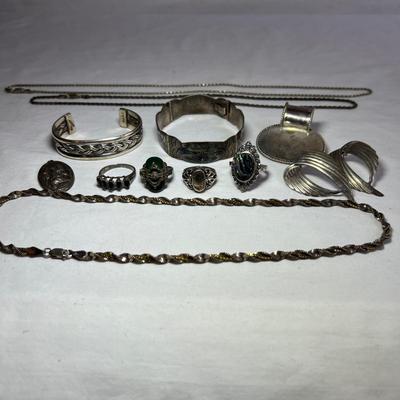 Abalone Inlay Sterling Bracelet Plus 925 Bracelet, Necklaces, Rings & More (HC2-RG)