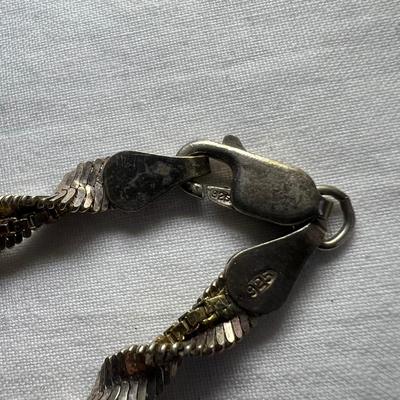 Abalone Inlay Sterling Bracelet Plus 925 Bracelet, Necklaces, Rings & More (HC2-RG)