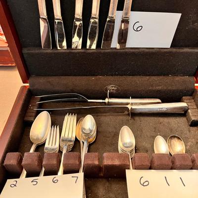 36 Piece Lot Holmes & Edwardâ€™s Inlaid International Silver Flatware
