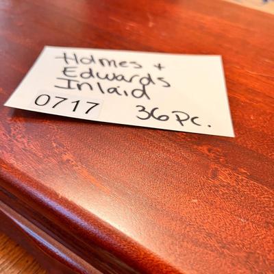 36 Piece Lot Holmes & Edwardâ€™s Inlaid International Silver Flatware