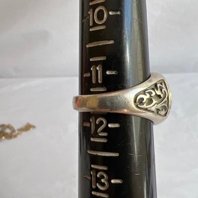Sterling Ring â€˜The Great State of N.C Sealâ€™ & 925 Silver Bracelets (HC2-RG)