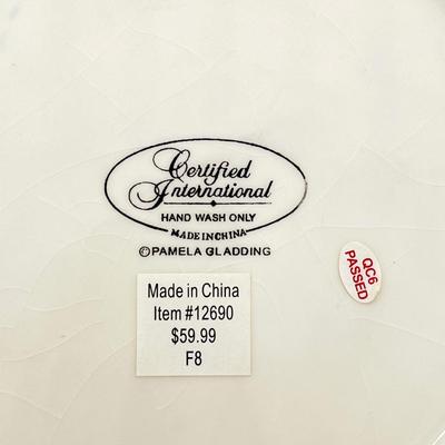 CERTIFIED INTERNATIONAL ~ Large Porcelain Roaster Bowl