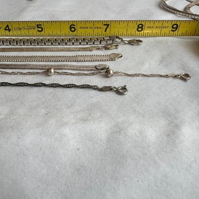 Herringbone 925 Silver Necklaces, Bracelets Plus More (HC2-RG)