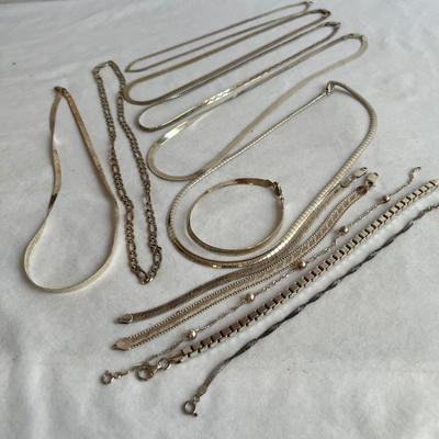 Herringbone 925 Silver Necklaces, Bracelets Plus More (HC2-RG)