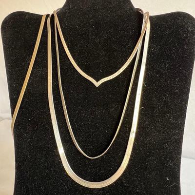 Herringbone 925 Silver Necklaces, Bracelets Plus More (HC2-RG)