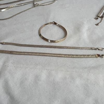 Herringbone 925 Silver Necklaces, Bracelets Plus More (HC2-RG)