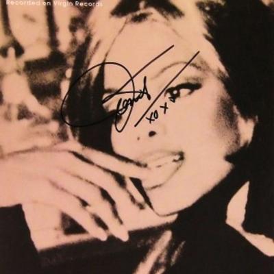 Janet Jackson signed sheet music