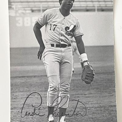 Montreal Expos Andre Thornton signed photo